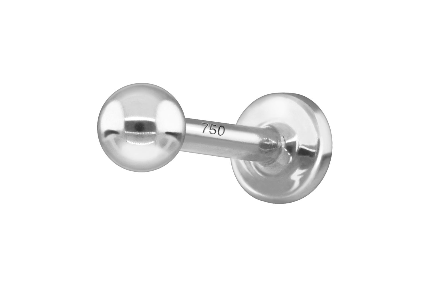 14/18 Karat Gold Labret Piercing